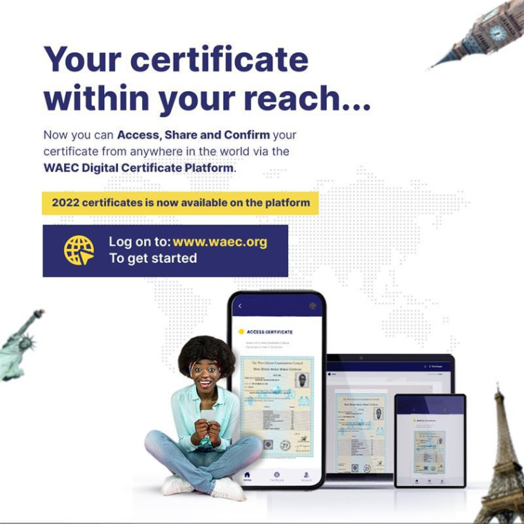 can i see my waec id card online